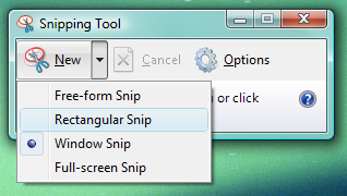 Vista Snipping Tool