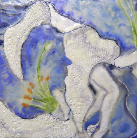 Encaustic Lily